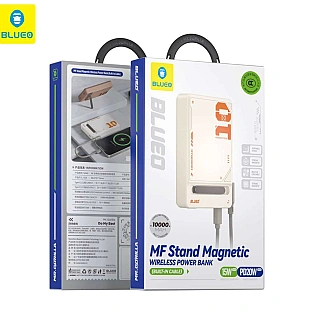 پاور بانک Blueo بلو استند شونده MF Stand Magnetic Wireless Power Bank 10000Mha